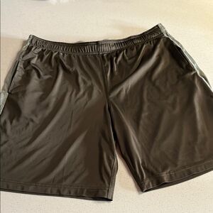 Nike Brown/Green Athletic Shorts Lightweight Design Tagged L Fit XL